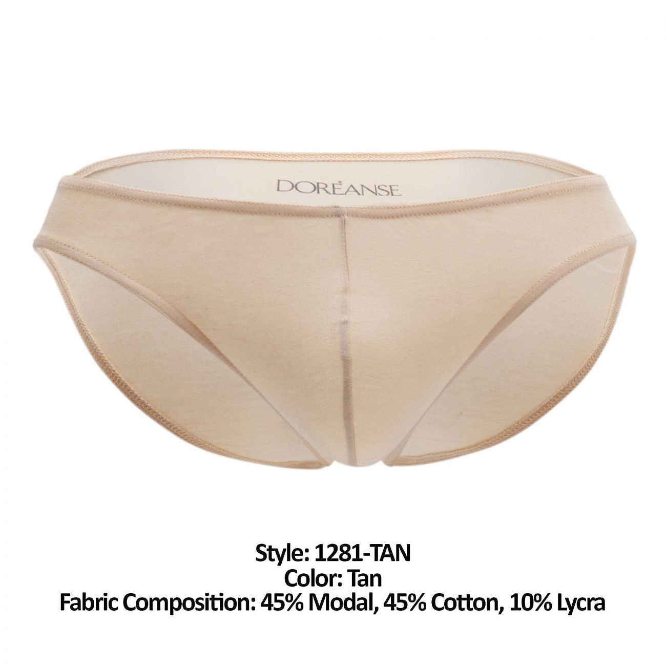 Doreanse 1281-TAN Hang-loose Bikini Brief Color Tan - DealByEthan.gay loves Doreanse