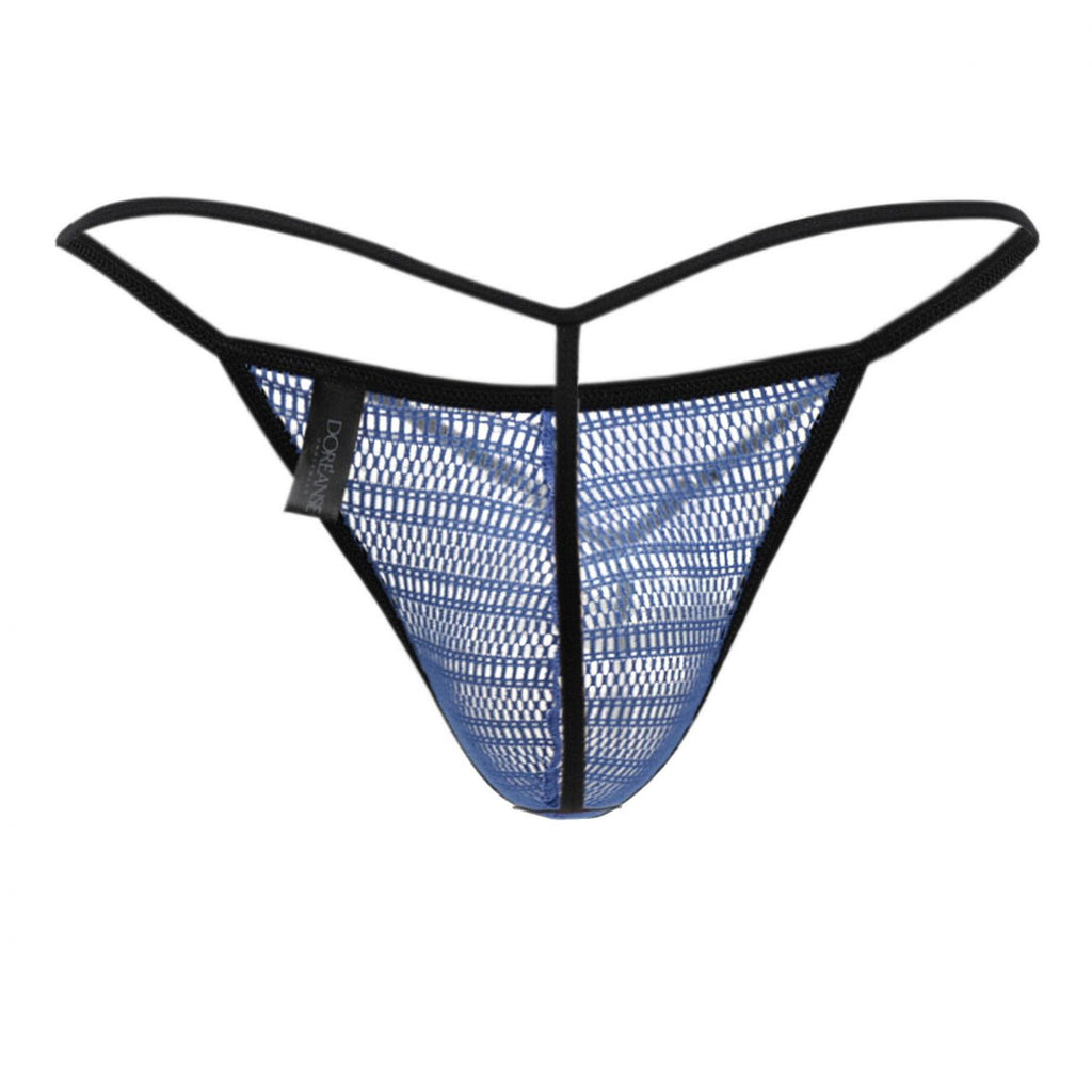 Doreanse 1306-BLU Mesh G-String Thong Color Blue - DealByEthan.gay loves Doreanse