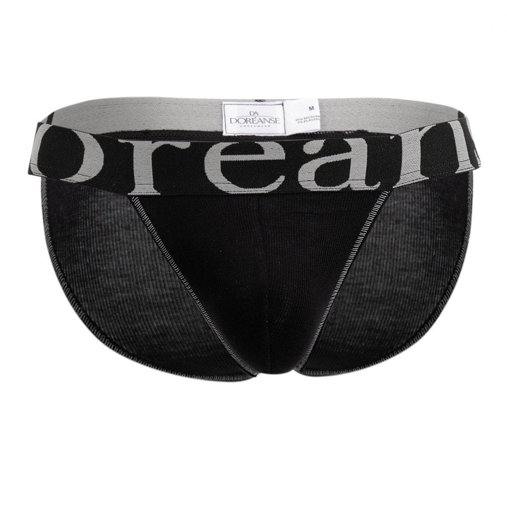 Doreanse 1313-BLK Ribbed Micromodal Bikini Color Black - DealByEthan.gay loves Doreanse