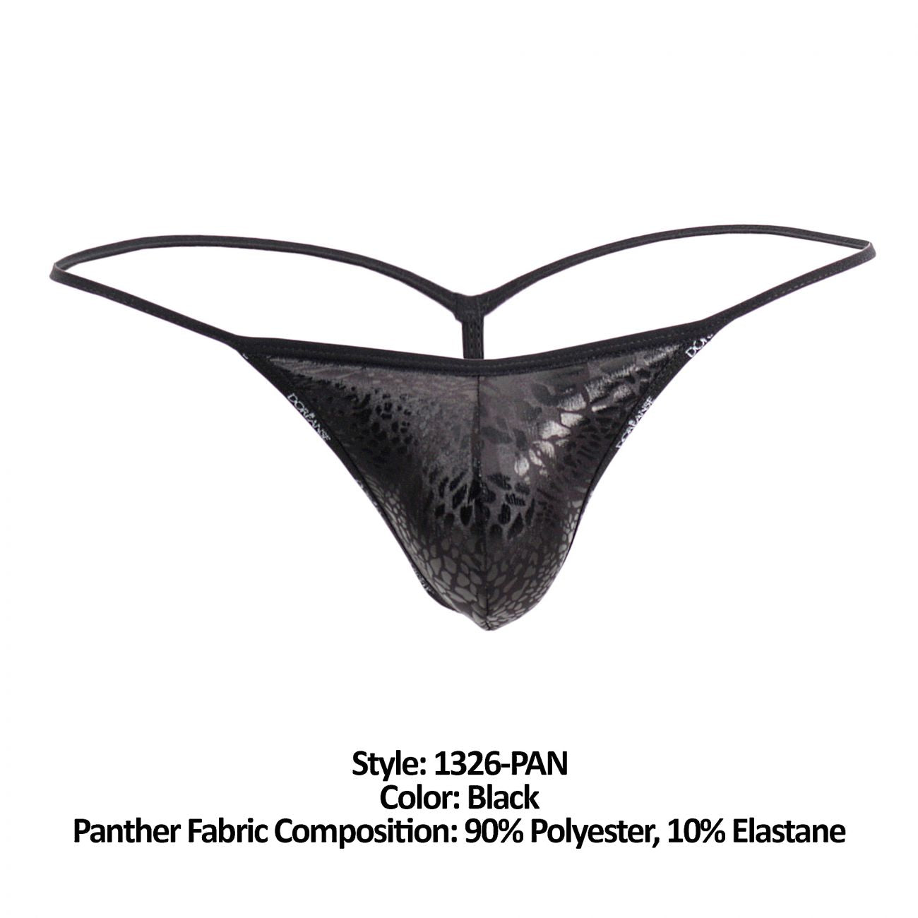 Doreanse 1326-PAN Flashy G-String Color Black Panther - DealByEthan.gay loves Doreanse
