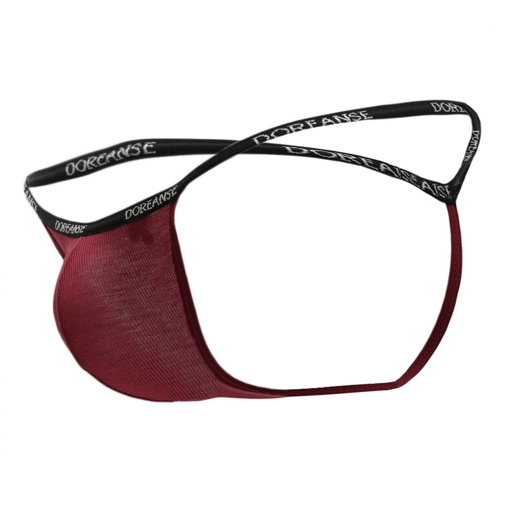 Doreanse 1330-BRD Ribbed Modal T-thong Color Bordeaux - DealByEthan.gay loves Doreanse
