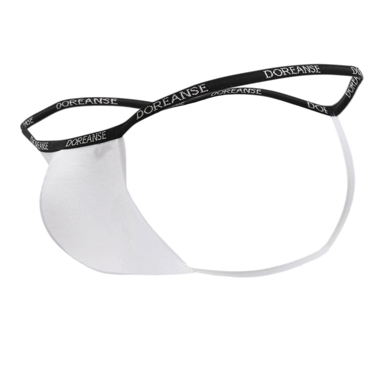 Doreanse 1330-WHT Ribbed Modal T-thong Color White - DealByEthan.gay loves Doreanse