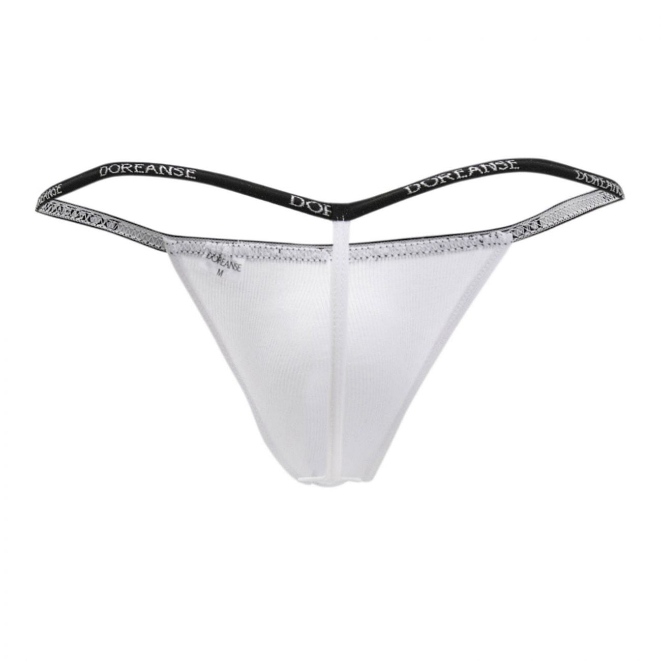Doreanse 1330-WHT Ribbed Modal T-thong Color White - DealByEthan.gay loves Doreanse