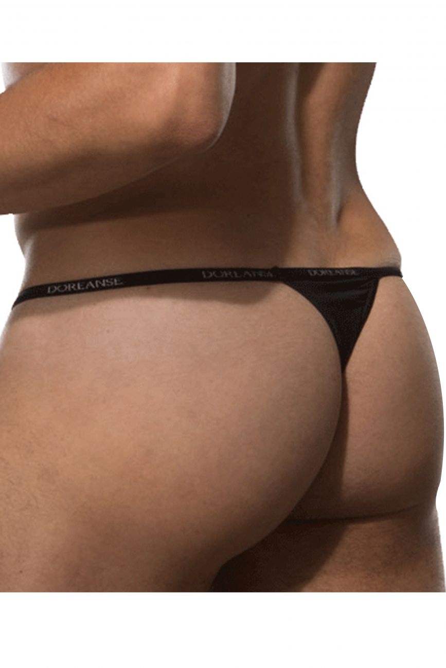 Doreanse 1390-BLK Aire Thong Color Black - DealByEthan.gay loves Doreanse