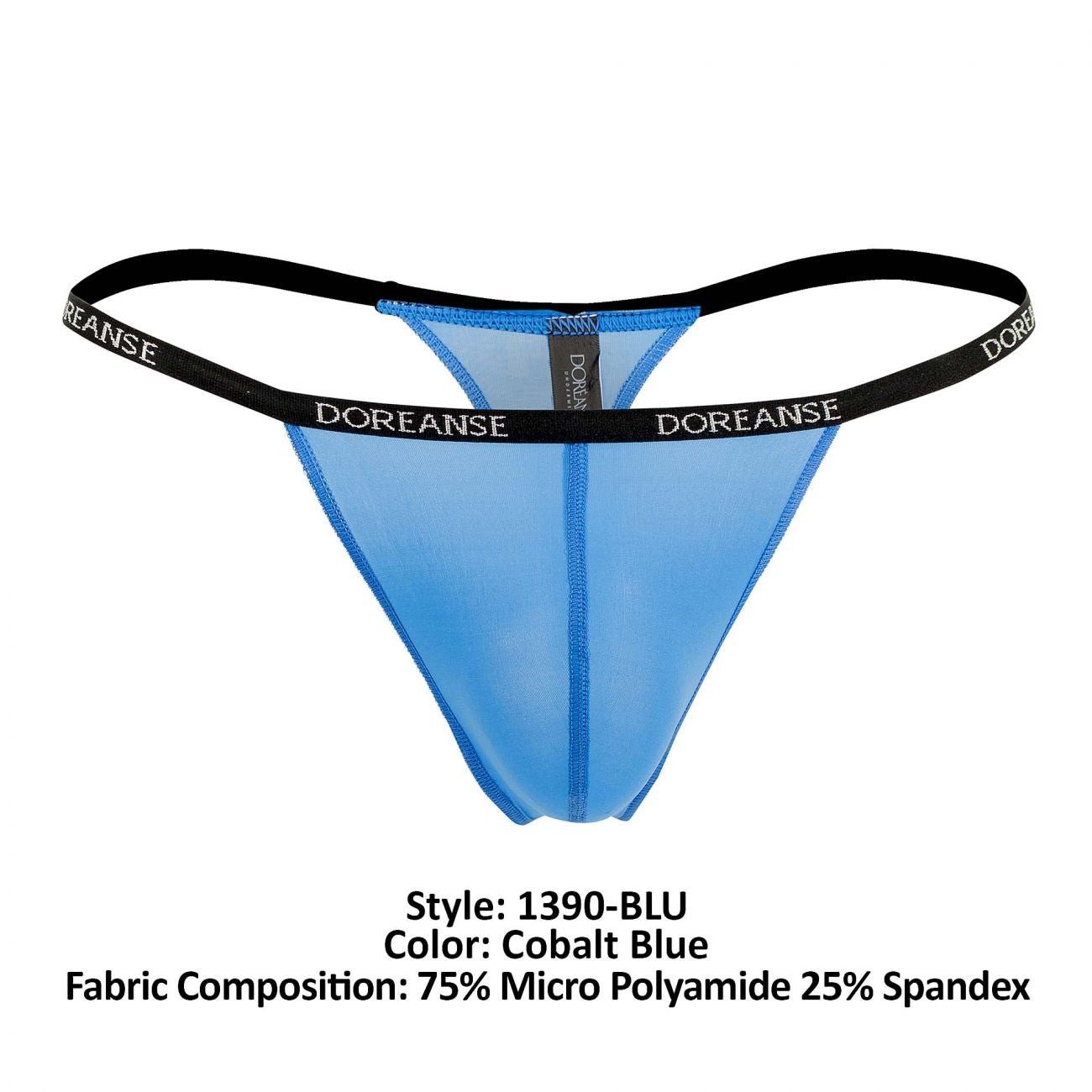 Doreanse 1390-BLU Aire Thongs Color Cobalt Blue - DealByEthan.gay loves Doreanse