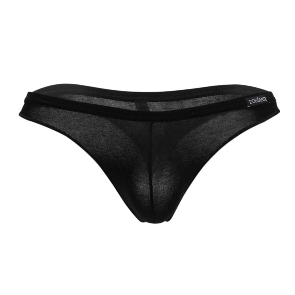 Doreanse 1392-BLK Euro Thong Color Black - DealByEthan.gay loves Doreanse