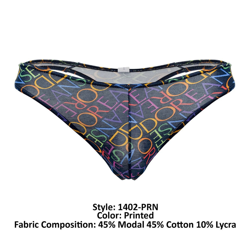 Doreanse 1402-PRN Proud Thongs Color Printed - DealByEthan.gay loves Doreanse