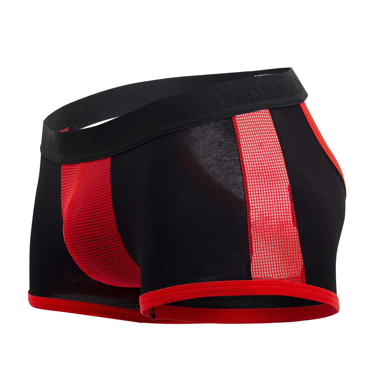 Doreanse 1563-BLK Teaser Boxer Briefs Color Black-Red - DealByEthan.gay loves Doreanse