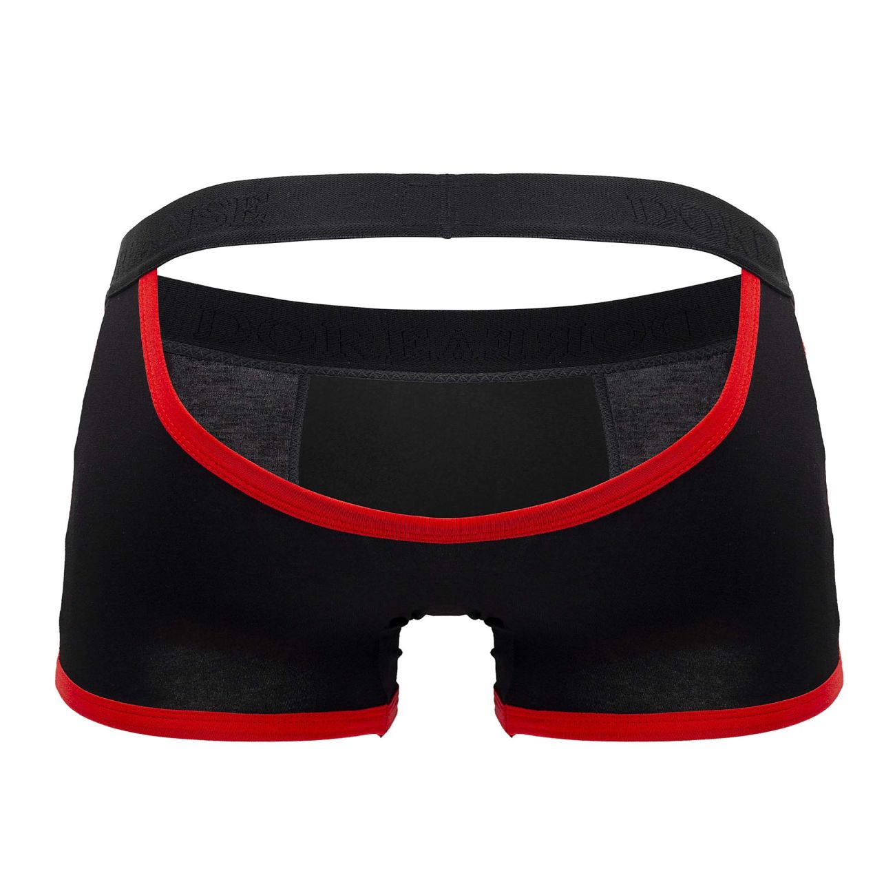 Doreanse 1563-BLK Teaser Boxer Briefs Color Black-Red - DealByEthan.gay loves Doreanse