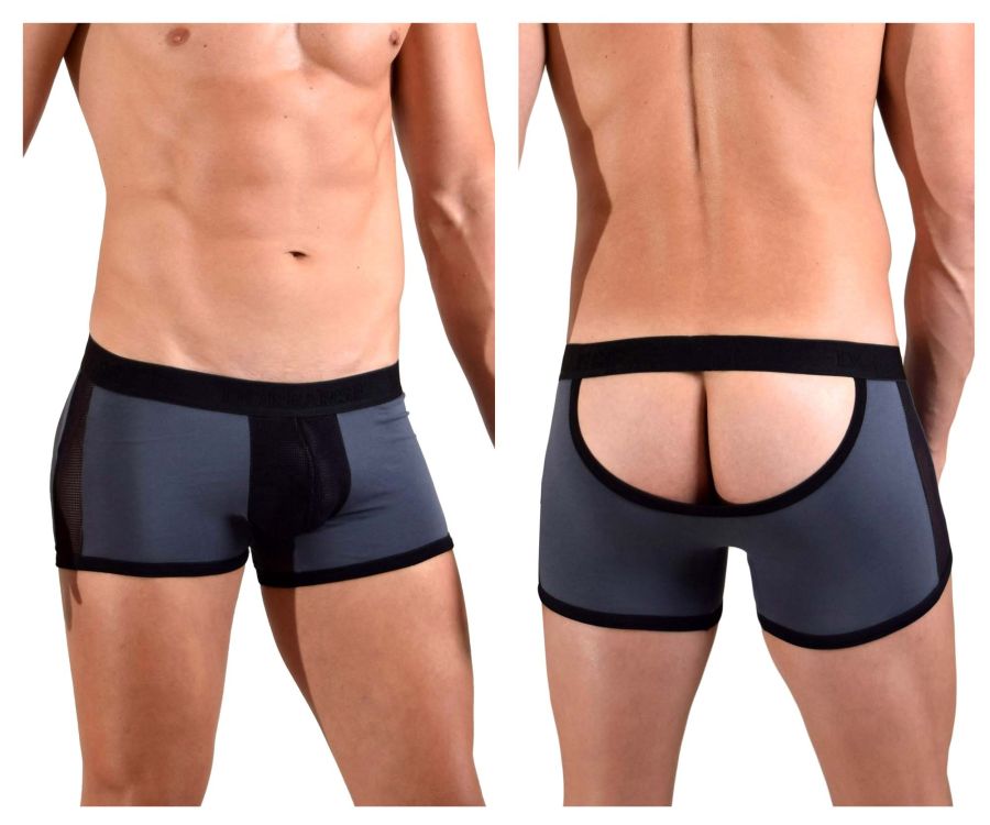 Doreanse 1563-CHR Teaser Boxer Briefs Color Charcoal-Black - DealByEthan.gay loves Doreanse