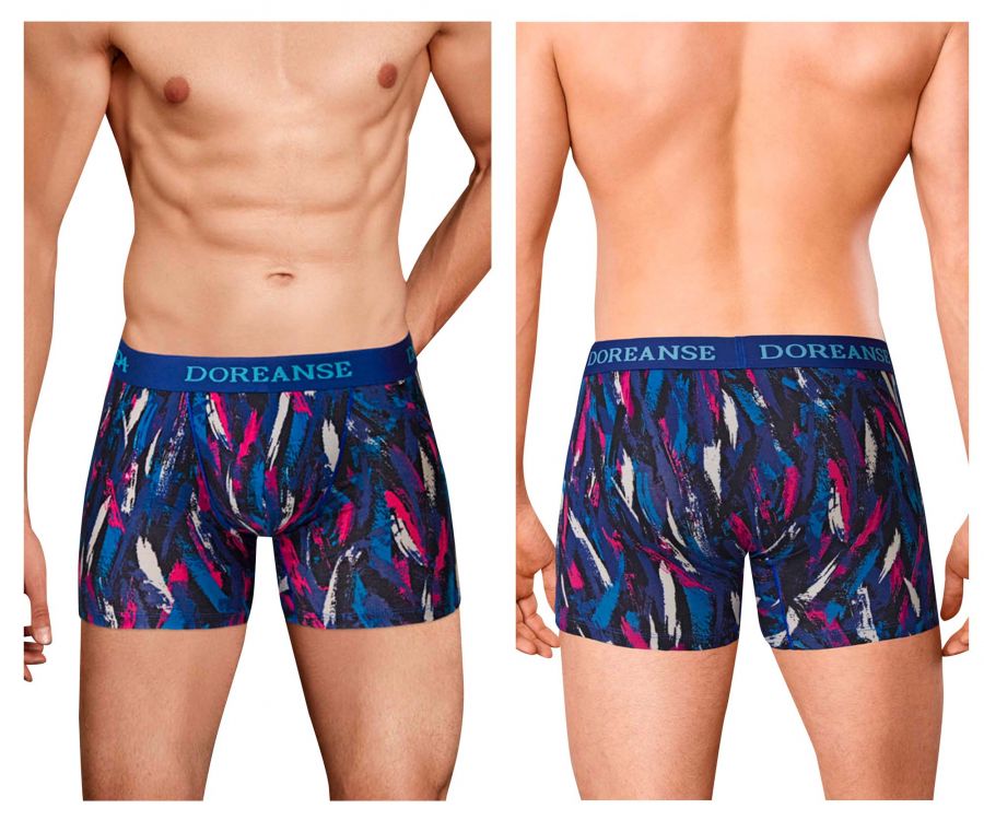 Doreanse 1704-PRN Neon Sport Trunks Color Printed - DealByEthan.gay loves Doreanse