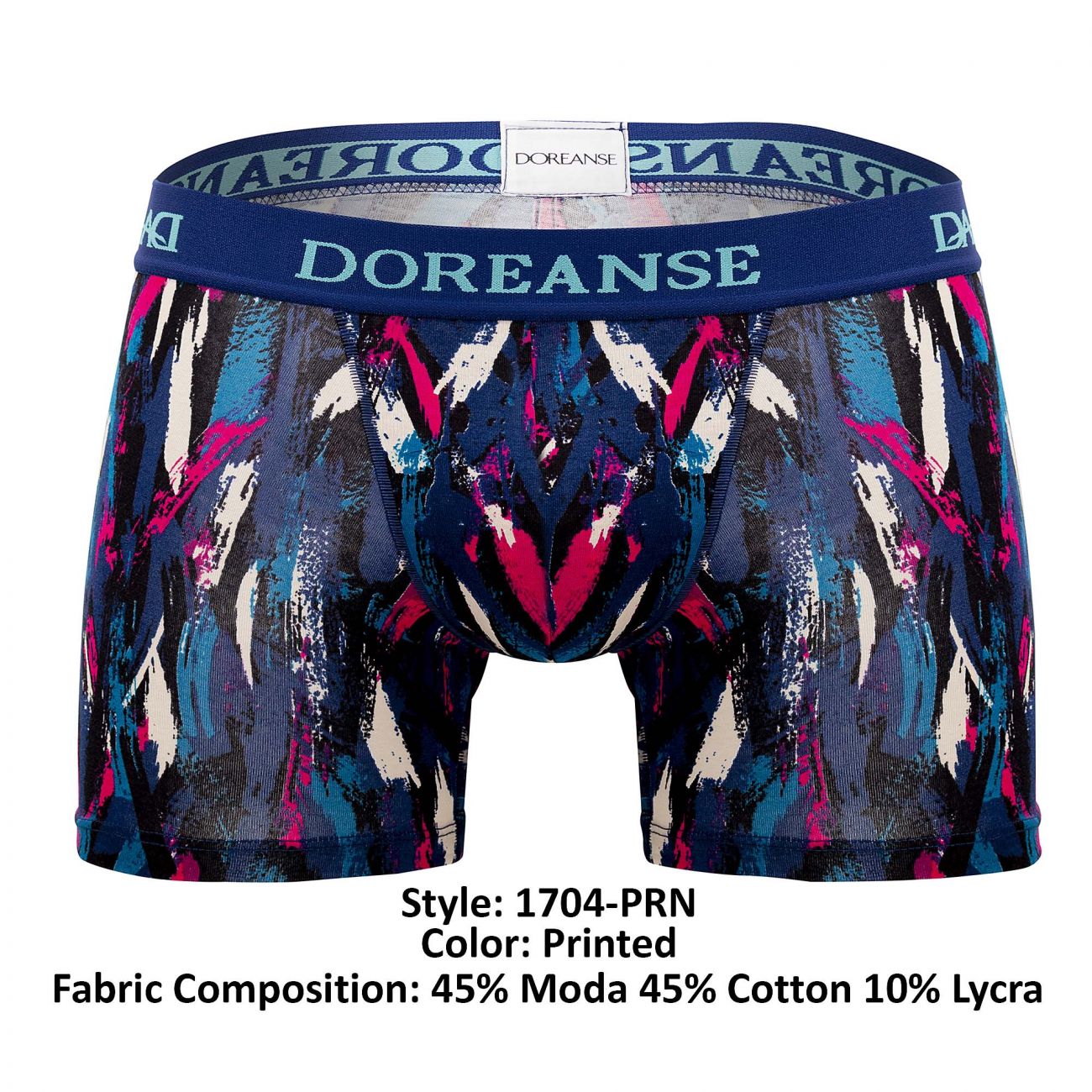Doreanse 1704-PRN Neon Sport Trunks Color Printed - DealByEthan.gay loves Doreanse