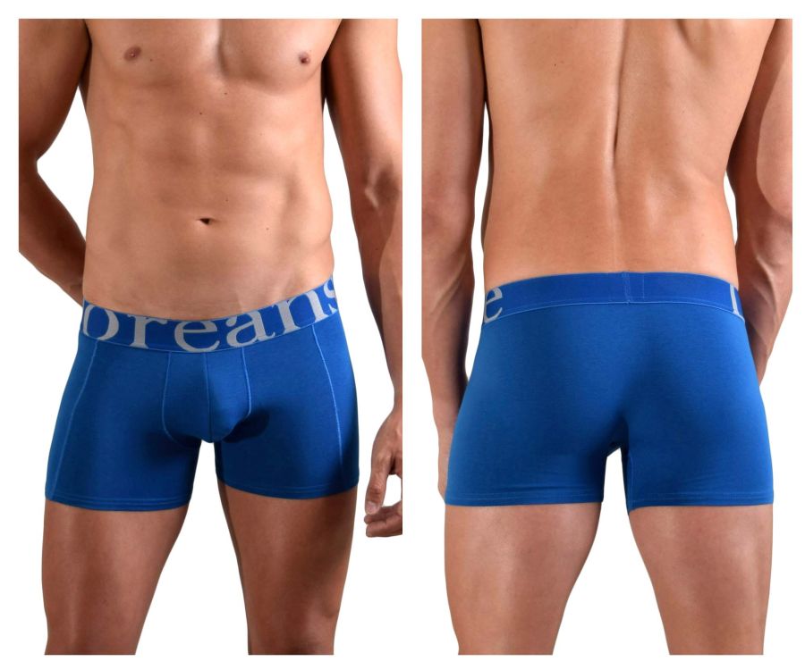 Doreanse 1777-BLU Label Boxer Briefs Color Blue - DealByEthan.gay loves Doreanse