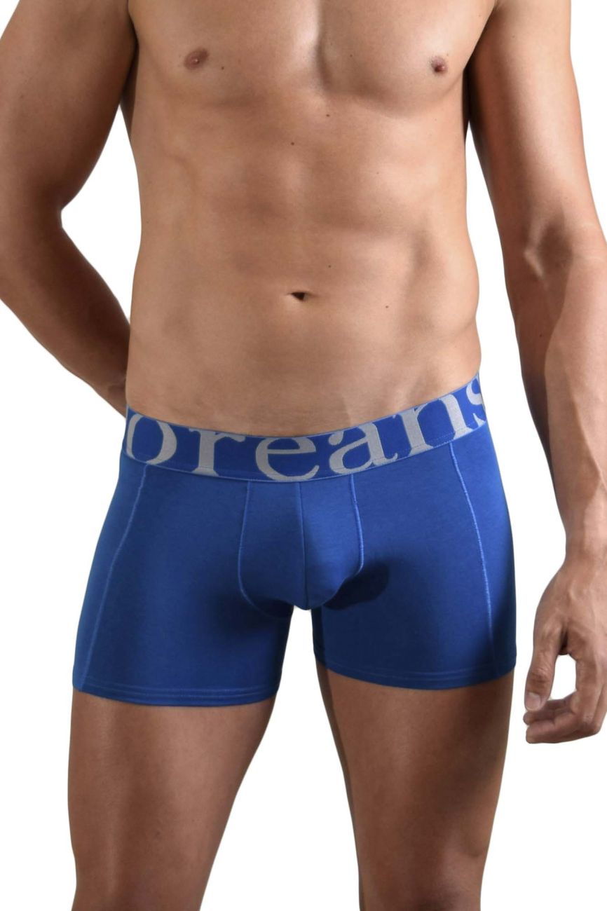 Doreanse 1777-BLU Label Boxer Briefs Color Blue - DealByEthan.gay loves Doreanse