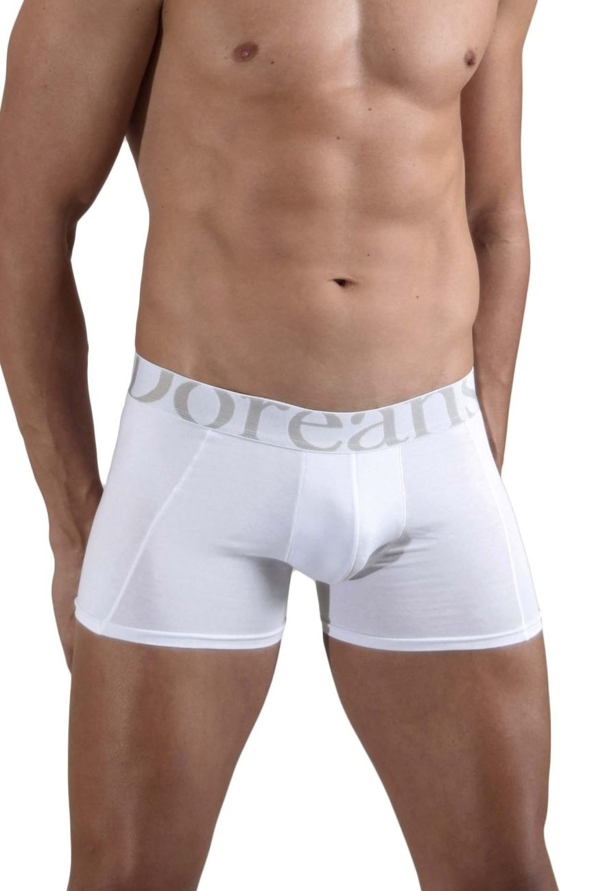 Doreanse 1777-WHT Label Boxer Briefs Color White - DealByEthan.gay loves Doreanse