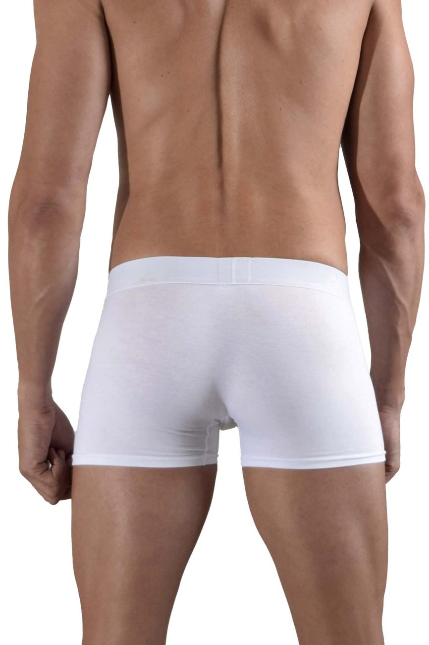 Doreanse 1777-WHT Label Boxer Briefs Color White - DealByEthan.gay loves Doreanse