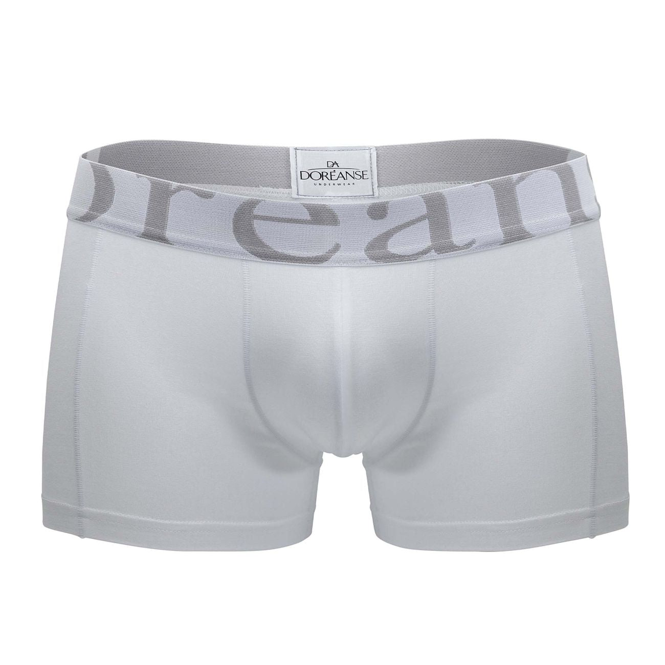Doreanse 1777-WHT Label Boxer Briefs Color White - DealByEthan.gay loves Doreanse
