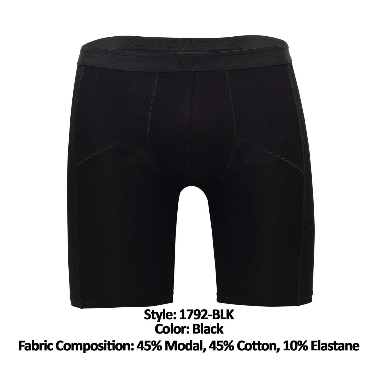 Doreanse 1792-BLK Athetic Boxer Color Black - DealByEthan.gay loves Doreanse
