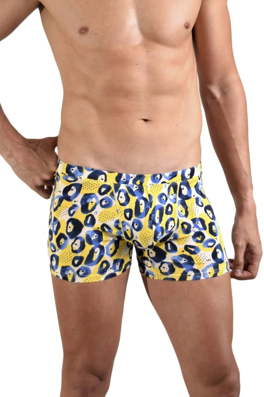 Doreanse 1799-PRN Leopard Art Boxer Briefs Color Printed - DealByEthan.gay loves Doreanse