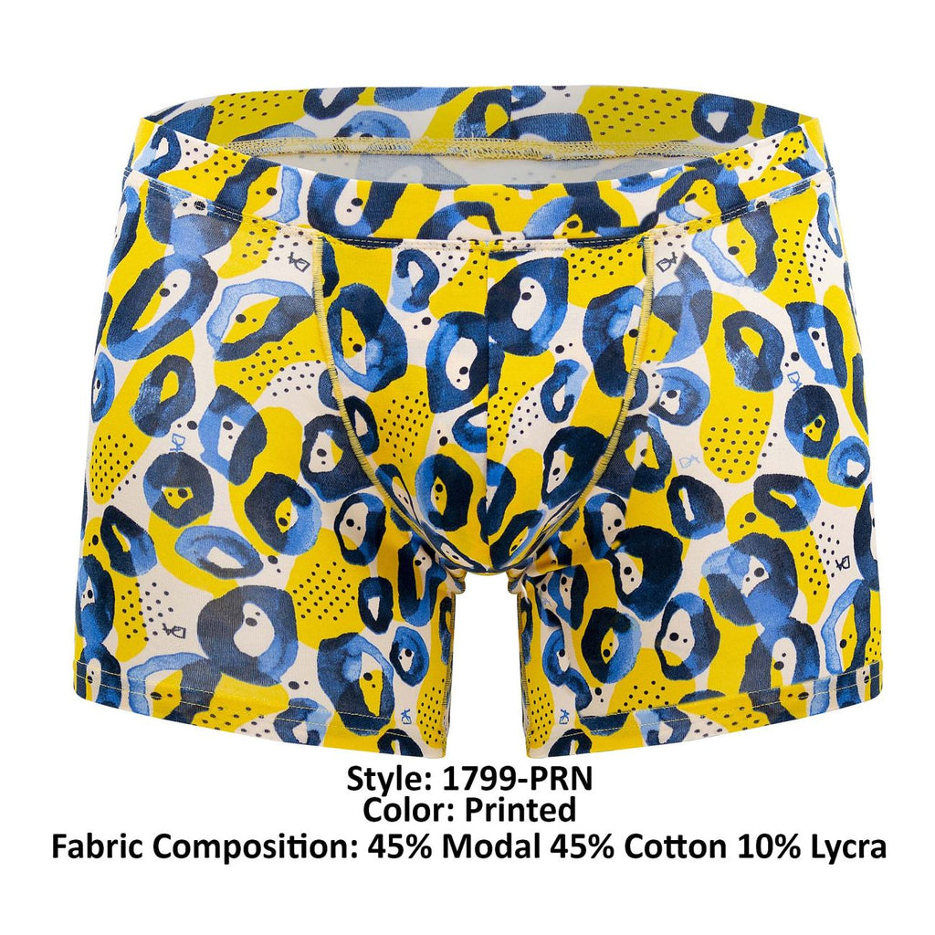 Doreanse 1799-PRN Leopard Art Boxer Briefs Color Printed - DealByEthan.gay loves Doreanse