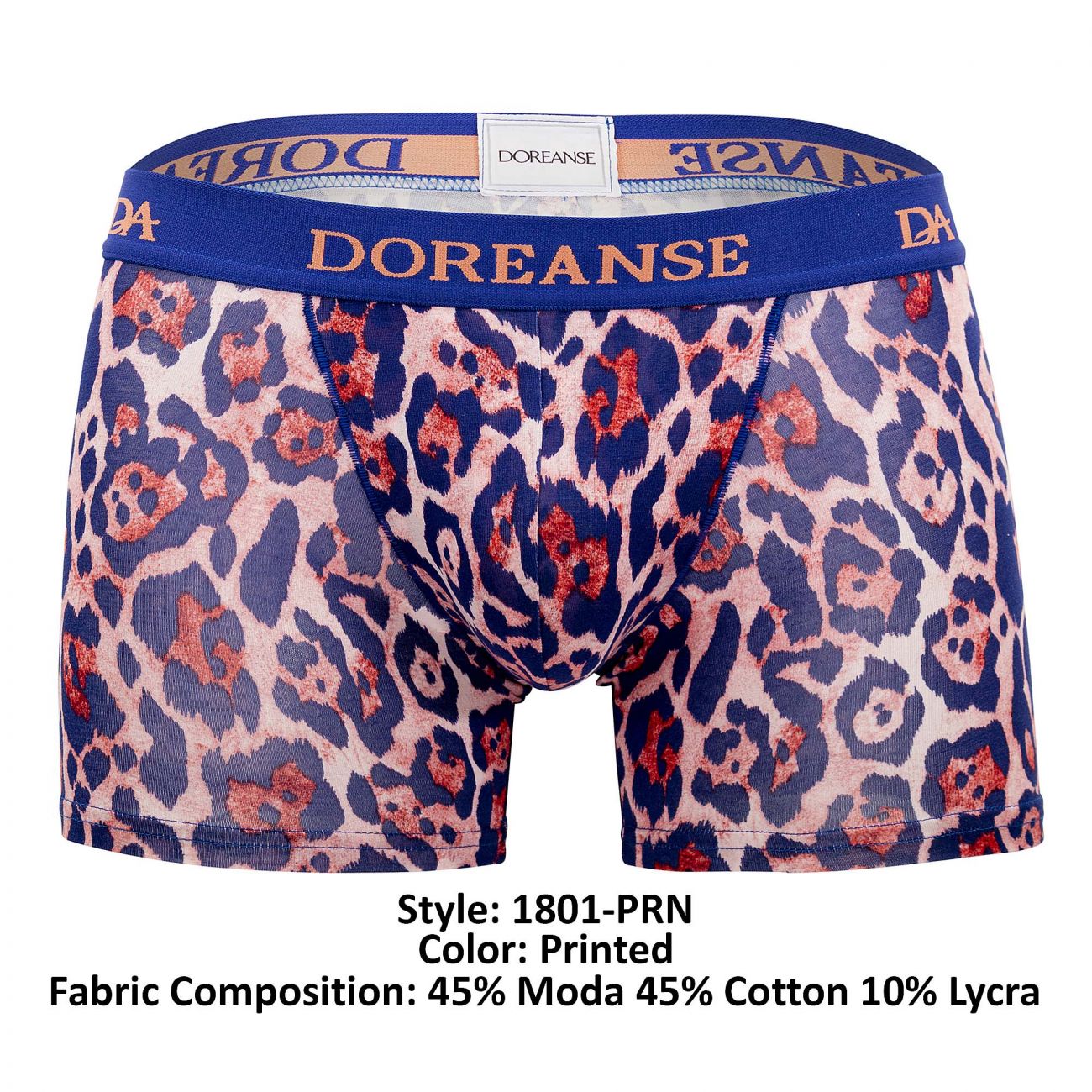Doreanse 1801-PRN Jaguar Trunks Color Printed - DealByEthan.gay loves Doreanse