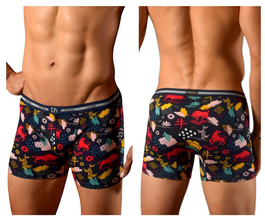 Doreanse 1849-PRN Year of the Bull Trunks Color Printed - DealByEthan.gay loves Doreanse