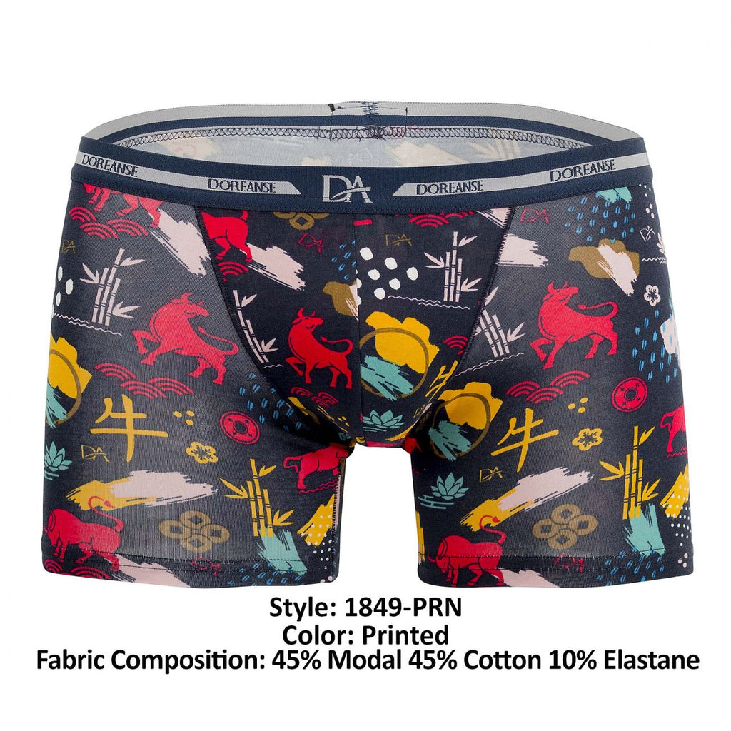 Doreanse 1849-PRN Year of the Bull Trunks Color Printed - DealByEthan.gay loves Doreanse