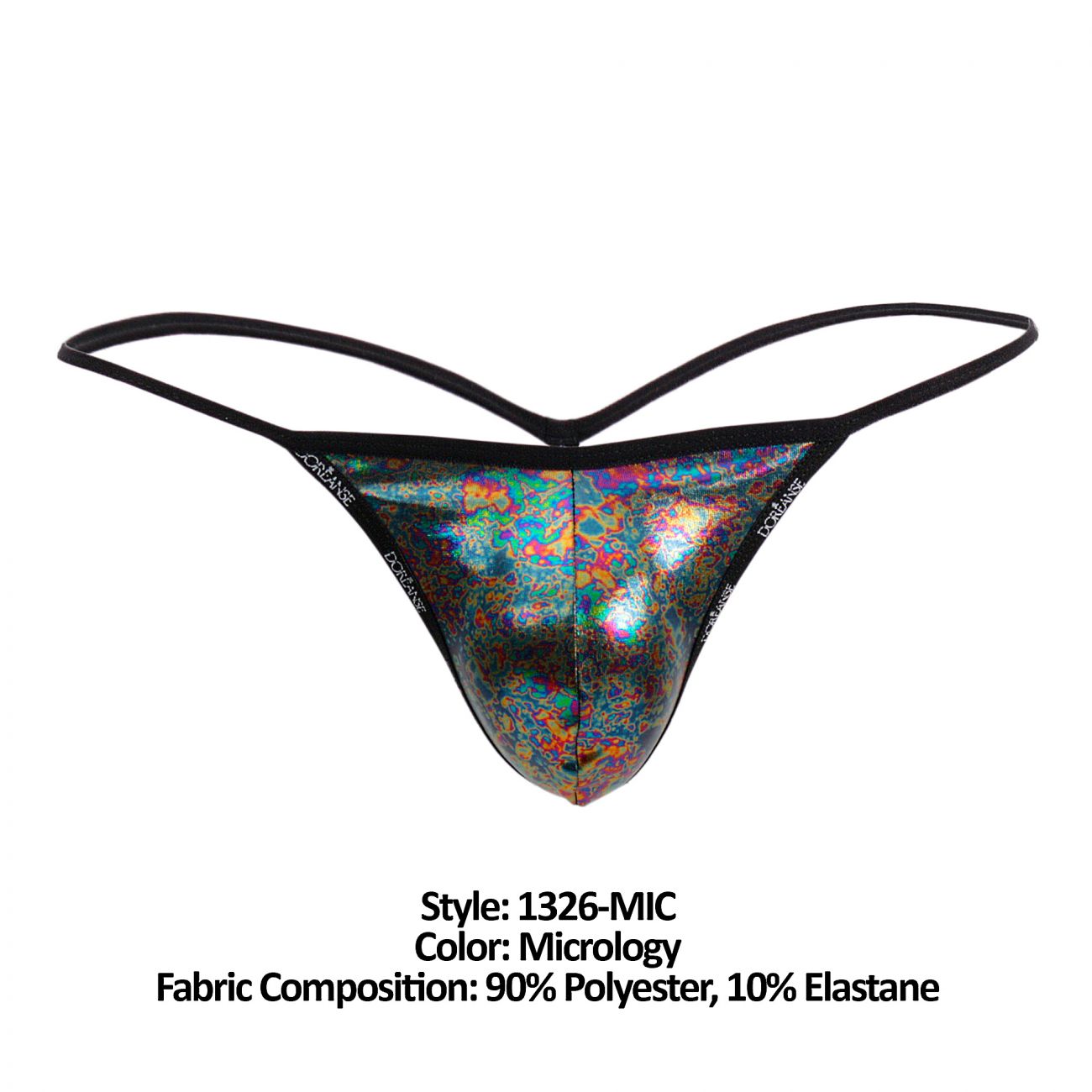 Doreanse 1326-MIC Tanga llamativo Color Micrology