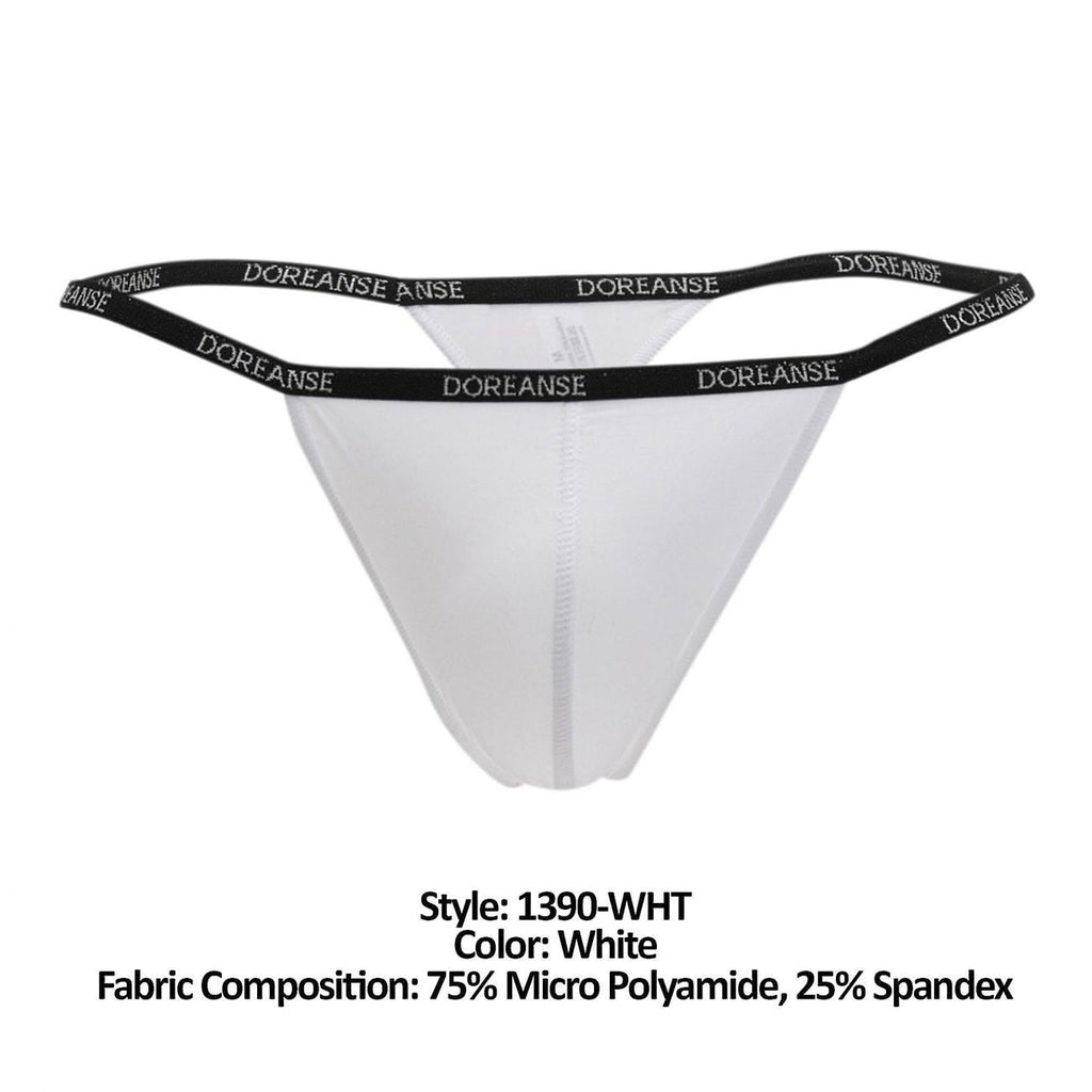 Doreanse 1390-WHT Aire Tanga Farbe Weiß