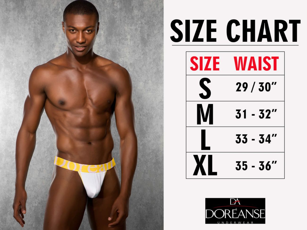 Doreanse 1326-MIC Tanga llamativo Color Micrology