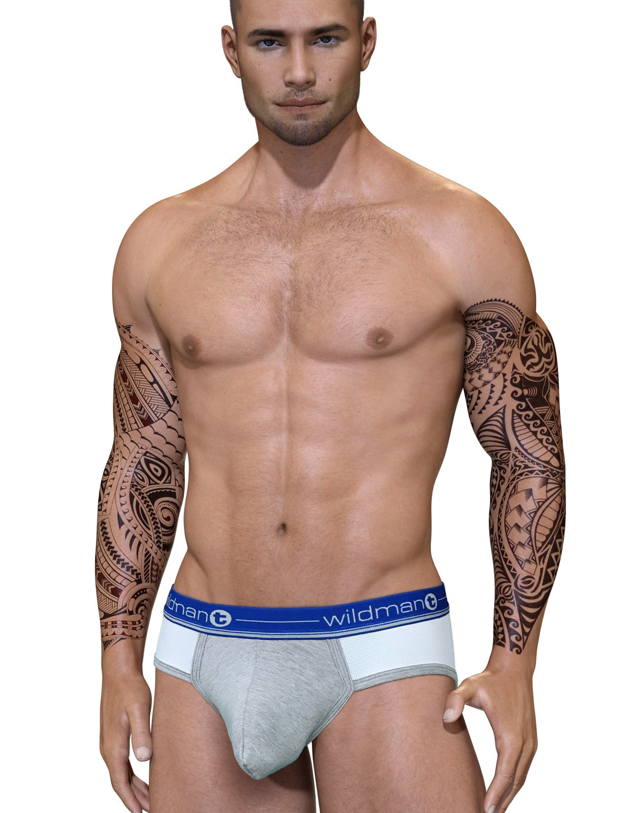 Duo Big Boy Pouch Brief Blue - DealByEthan.gay