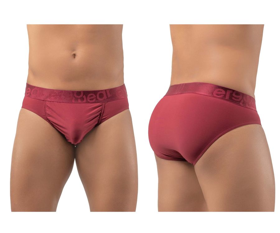 ErgoWear EW1196 FEEL XV Briefs Color Burgundy - DealByEthan.gay loves ErgoWear