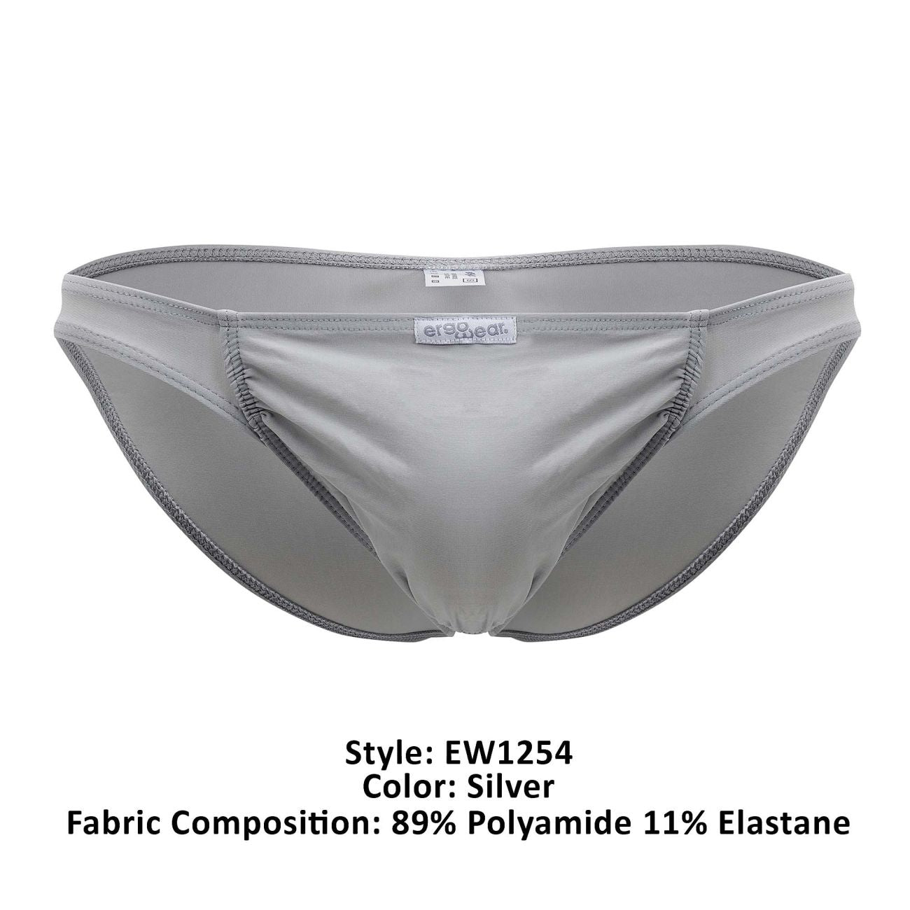 ErgoWear EW1254 FEEL GR8 Bikini Color Silver - DealByEthan.gay loves ErgoWear