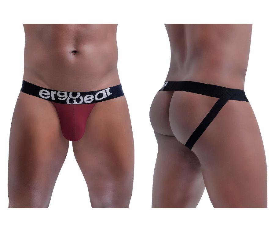 ErgoWear EW1400 GYM Jockstrap Color Burgundy - DealByEthan.gay loves ErgoWear