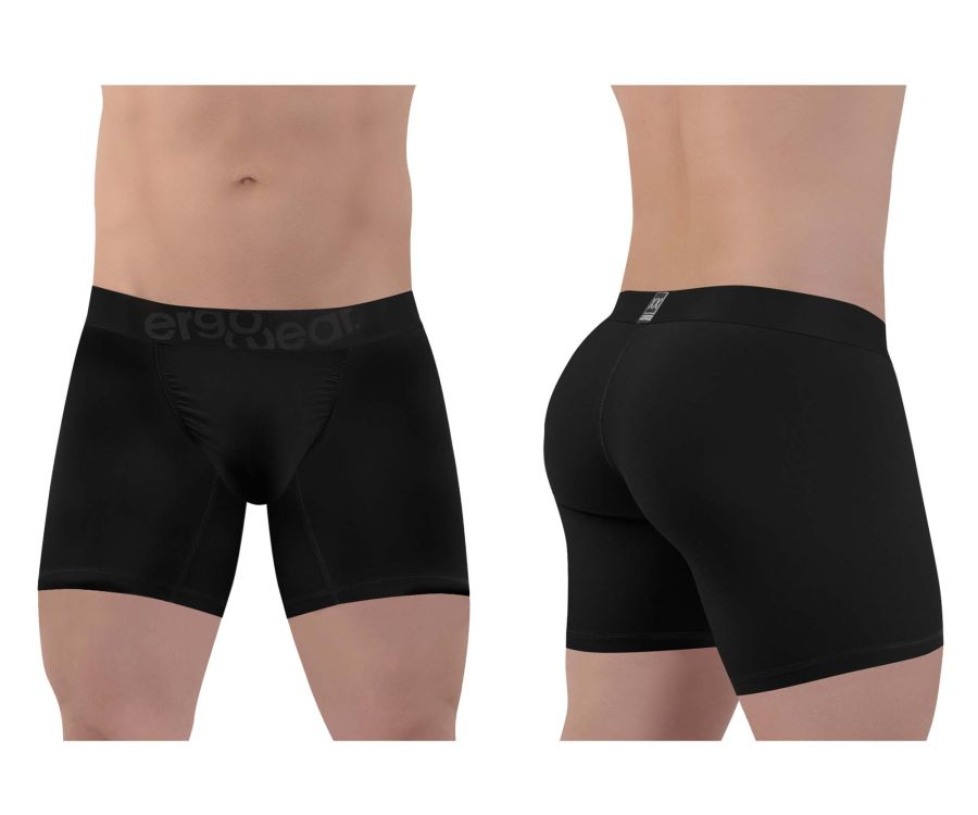 ErgoWear EW1408 FEEL XX Boxer Briefs Color Black - DealByEthan.gay loves ErgoWear