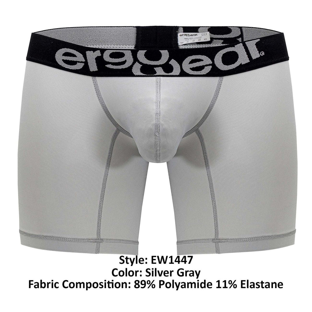 ErgoWear EW1447 MAX SP Boxer Briefs Color Silver Gray - DealByEthan.gay loves ErgoWear
