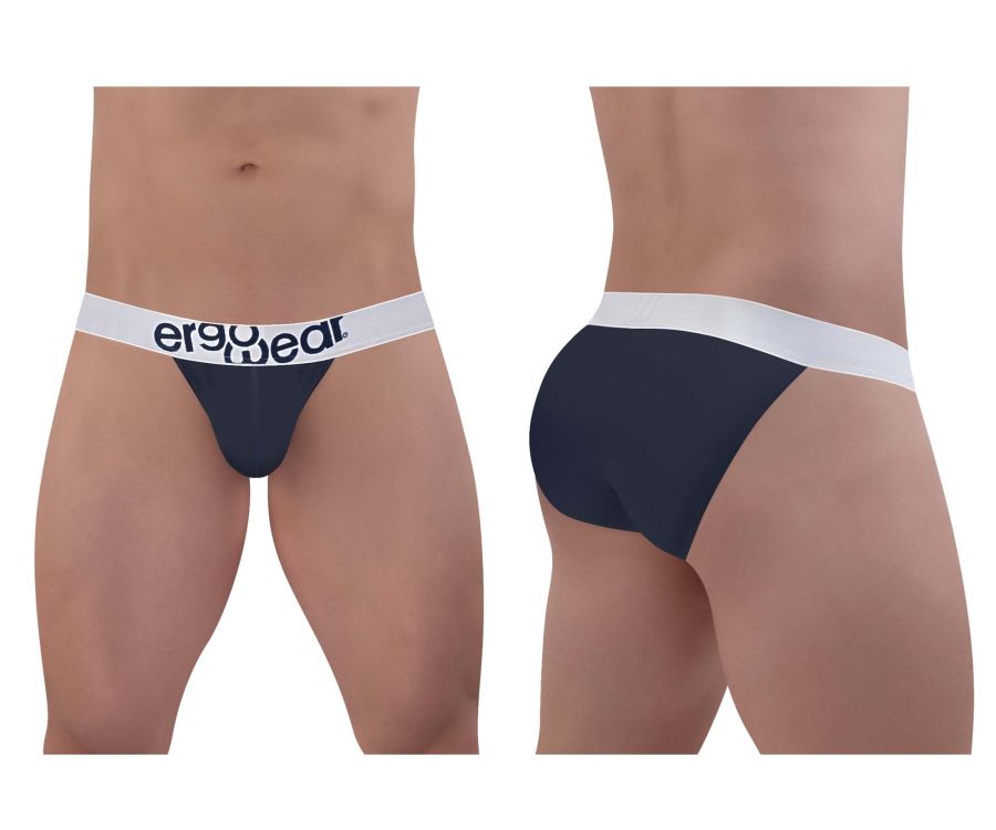 ErgoWear EW1471 MAX COTTON Bikini Color Navy Blue - DealByEthan.gay loves ErgoWear
