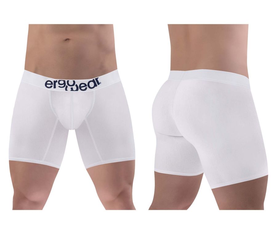ErgoWear EW1477 MAX COTTON Boxer Briefs Color White - DealByEthan.gay loves ErgoWear