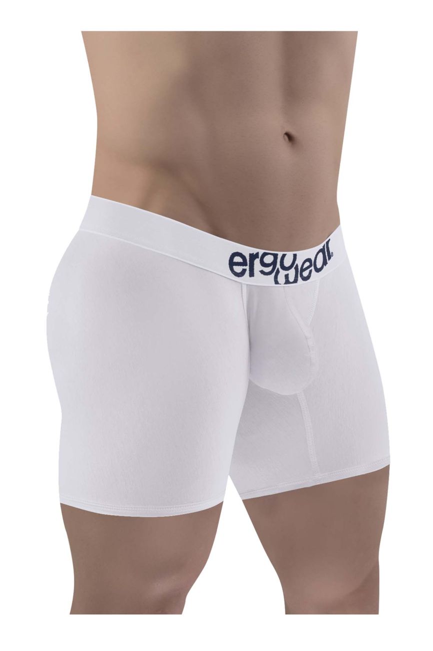 ErgoWear EW1477 MAX COTTON Boxer Briefs Color White - DealByEthan.gay loves ErgoWear
