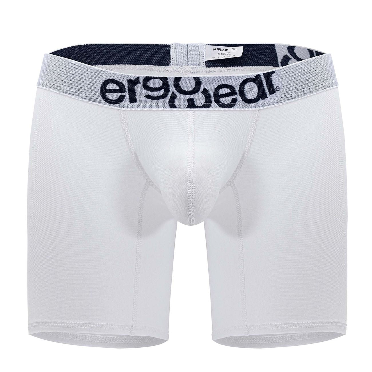 ErgoWear EW1477 MAX COTTON Boxer Briefs Color White - DealByEthan.gay loves ErgoWear