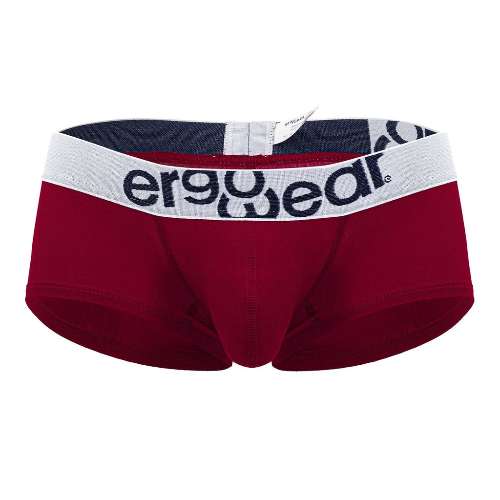 ErgoWear EW1480 MAX COTTON Trunks Color Garnet - DealByEthan.gay loves ErgoWear