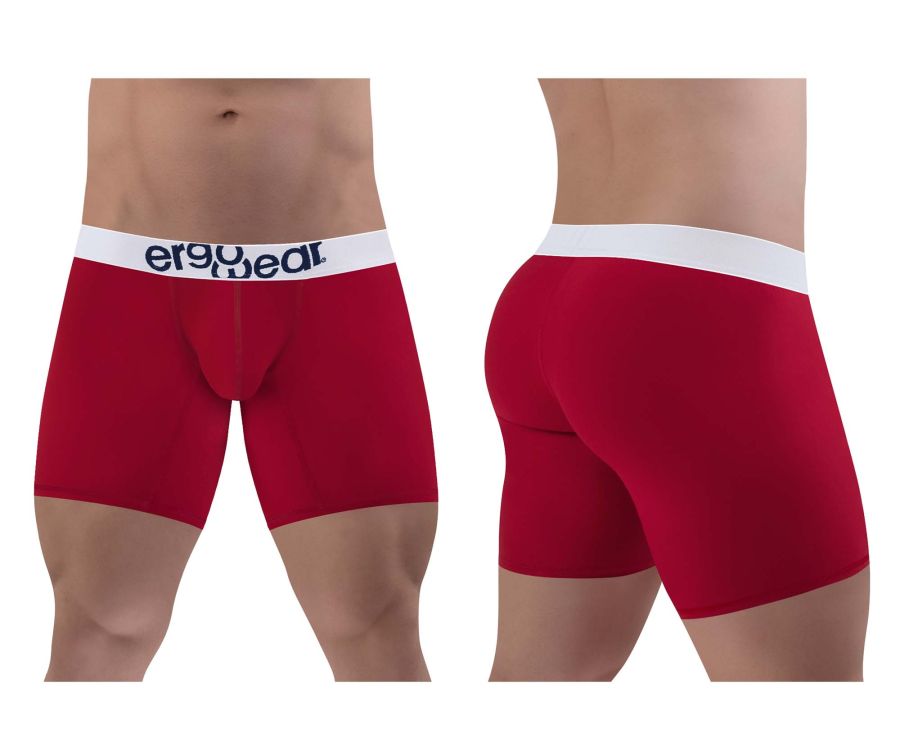 ErgoWear EW1481 MAX COTTON Boxer Briefs Color Garnet - DealByEthan.gay loves ErgoWear