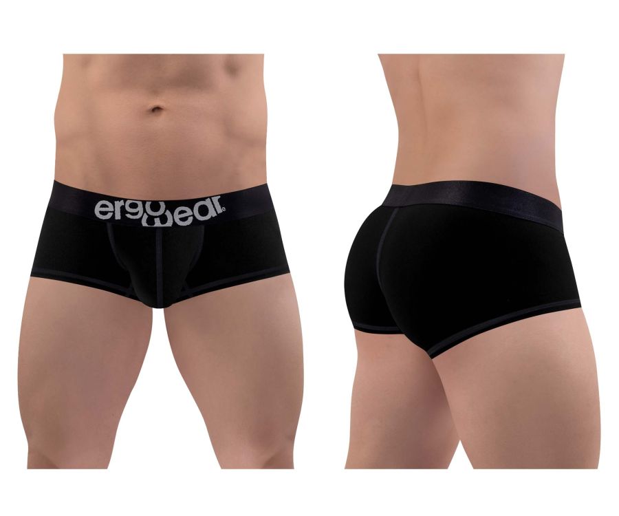 ErgoWear EW1484 MAX COTTON Trunks Color Black - DealByEthan.gay loves ErgoWear