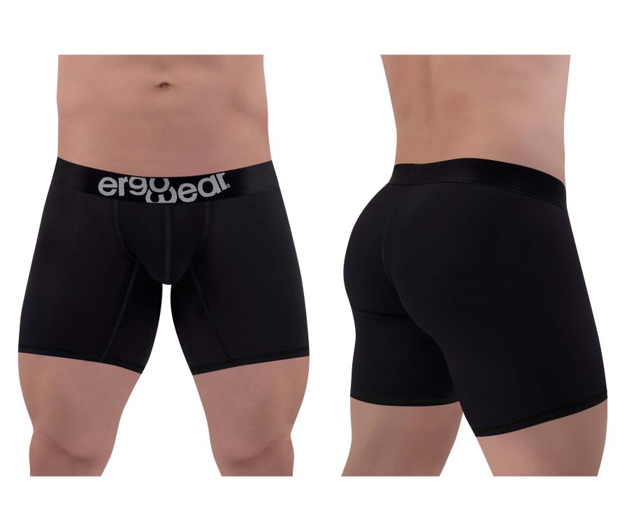 ErgoWear EW1485 MAX COTTON Boxer Briefs Color Black - DealByEthan.gay loves ErgoWear