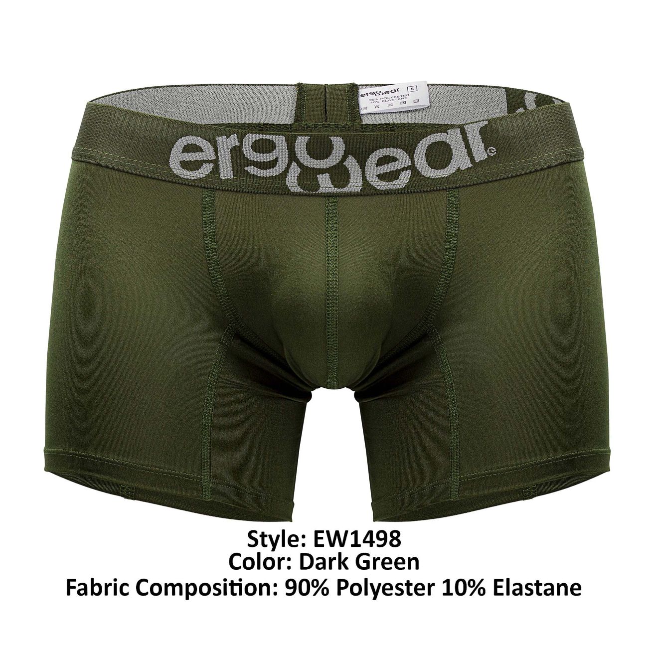 ErgoWear EW1498 HIP Trunks Color Dark Green - DealByEthan.gay loves ErgoWear