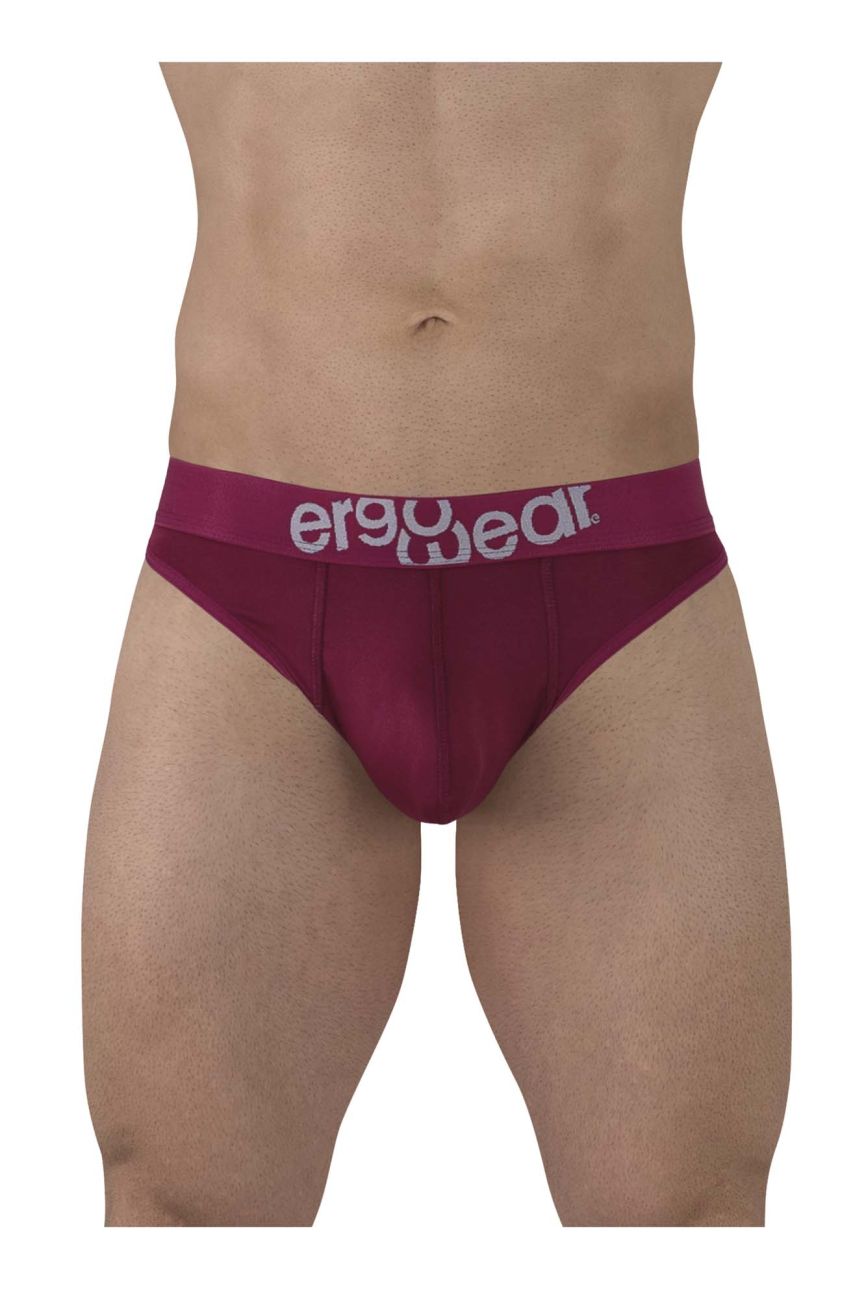 ErgoWear EW1499 HIP Thongs Color Burgundy - DealByEthan.gay loves ErgoWear