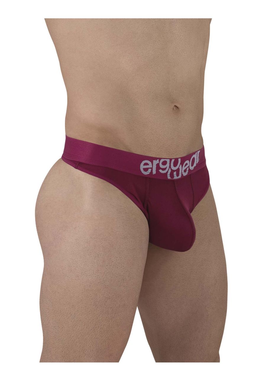 ErgoWear EW1499 HIP Thongs Color Burgundy - DealByEthan.gay loves ErgoWear