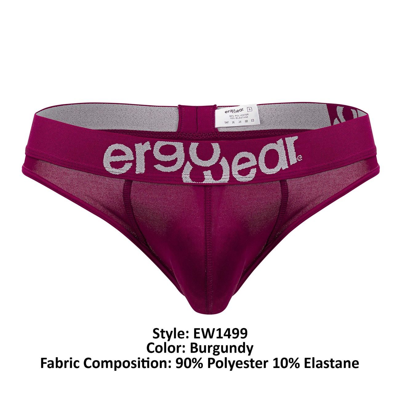 ErgoWear EW1499 HIP Thongs Color Burgundy - DealByEthan.gay loves ErgoWear