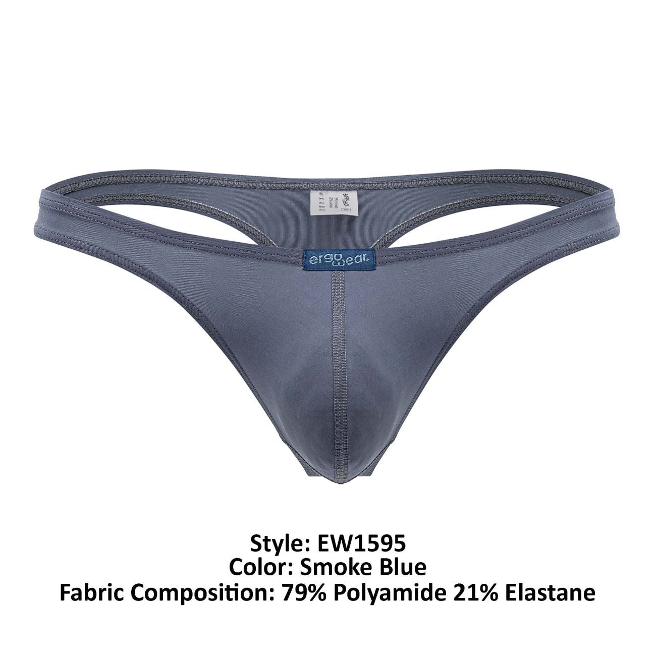 ErgoWear EW1595 X4D Thongs Color Smoke Blue - DealByEthan.gay loves ErgoWear