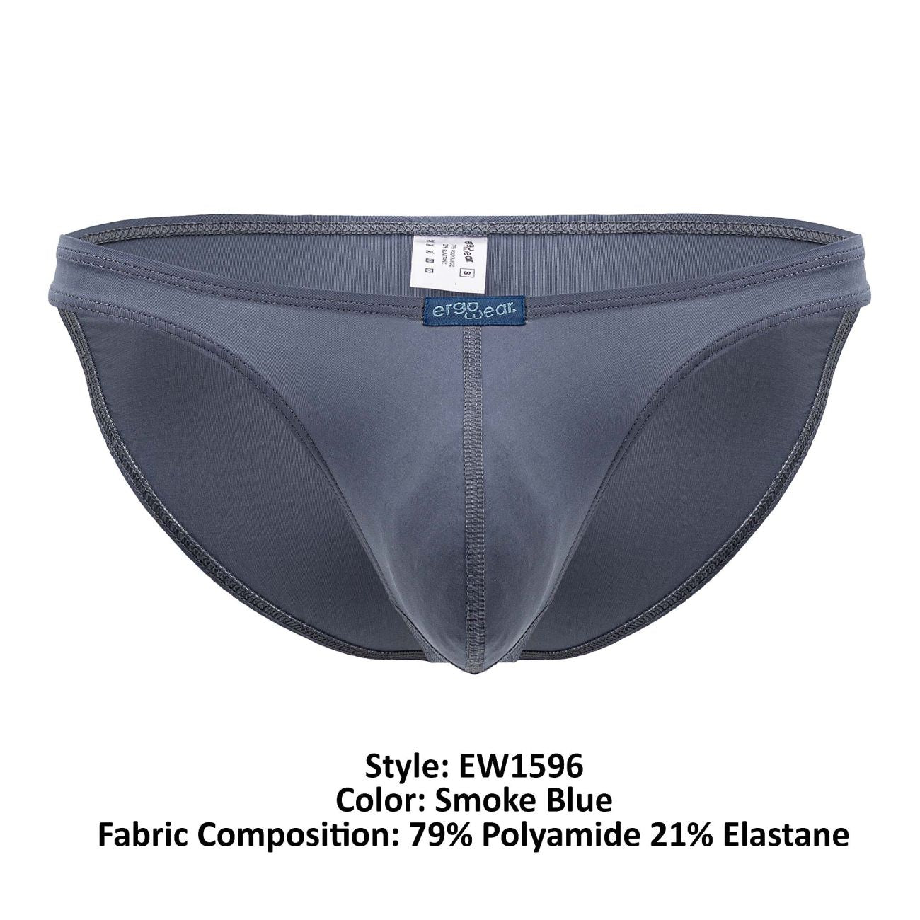 ErgoWear EW1596 X4D Bikini Color Smoke Blue - DealByEthan.gay loves ErgoWear